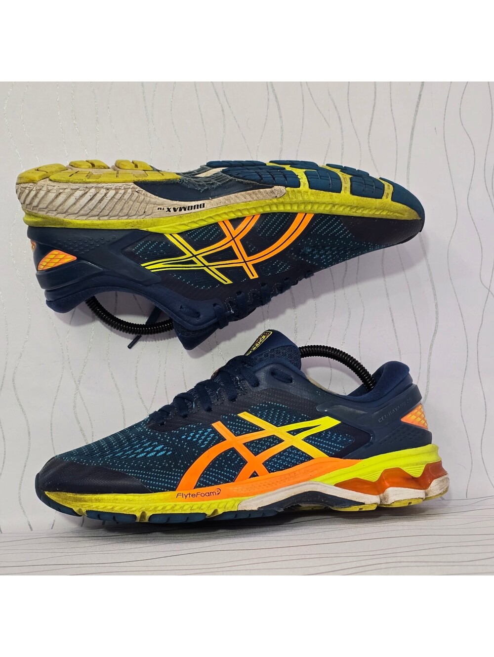 ASICS Gel-Kayano 26 Arise Mako Blue Sour Yuzu Men’s Size 9 1011A712-400